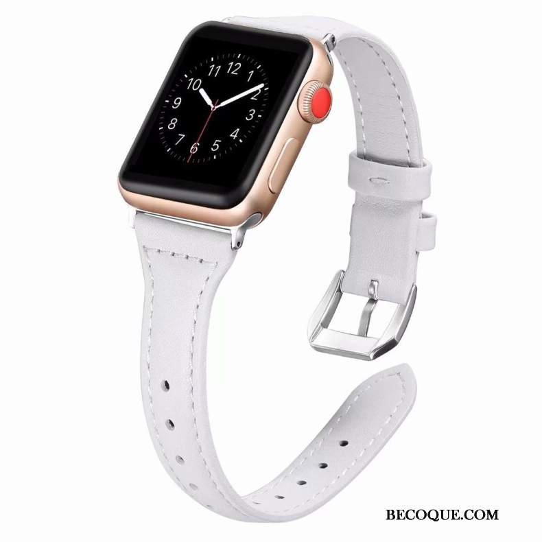Futerał Apple Watch Series 1 Skóra Dobrze Różowe, Etui Apple Watch Series 1