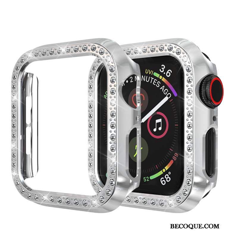 Futerał Apple Watch Series 3 Kryształkami Anti-fall Złoto, Etui Apple Watch Series 3 Ochraniacz