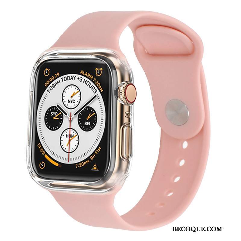 Futerał Apple Watch Series 3 Silikonowe Czarny Bicolored, Etui Apple Watch Series 3 Ochraniacz Sportowe