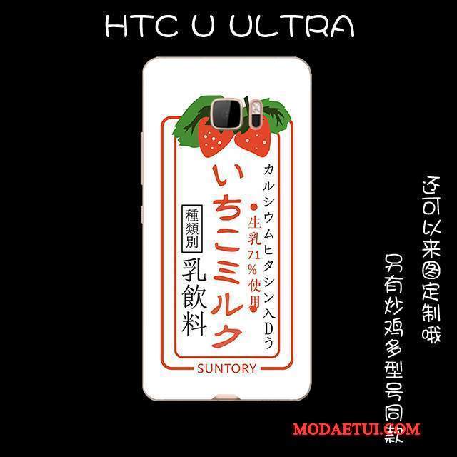 Futerał Htc U Ultra Silikonowe Różowe Piękny, Etui Htc U Ultra Vintage Anti-fallna Telefon