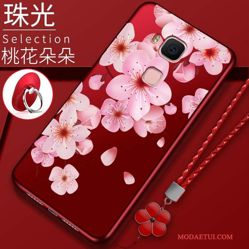 Futerał Huawei G7 Plus Silikonowe Czerwonyna Telefon, Etui Huawei G7 Plus Ochraniacz Nowy Tendencja