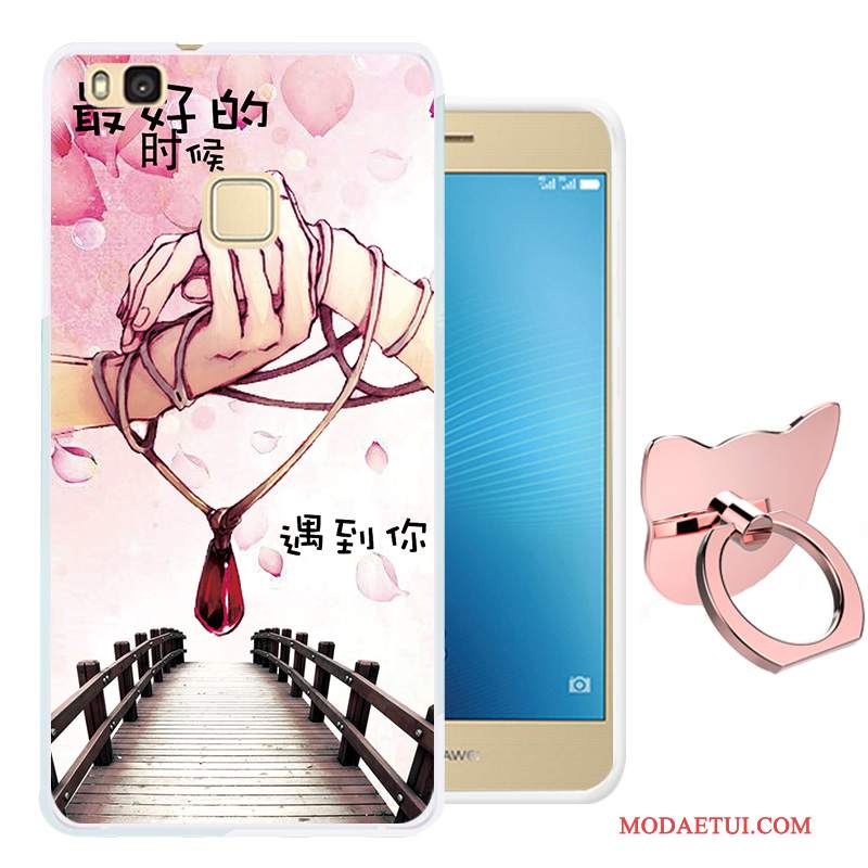 Futerał Huawei G9 Lite Miękki Młodzież Różowe, Etui Huawei G9 Lite Silikonowe Na Telefon
