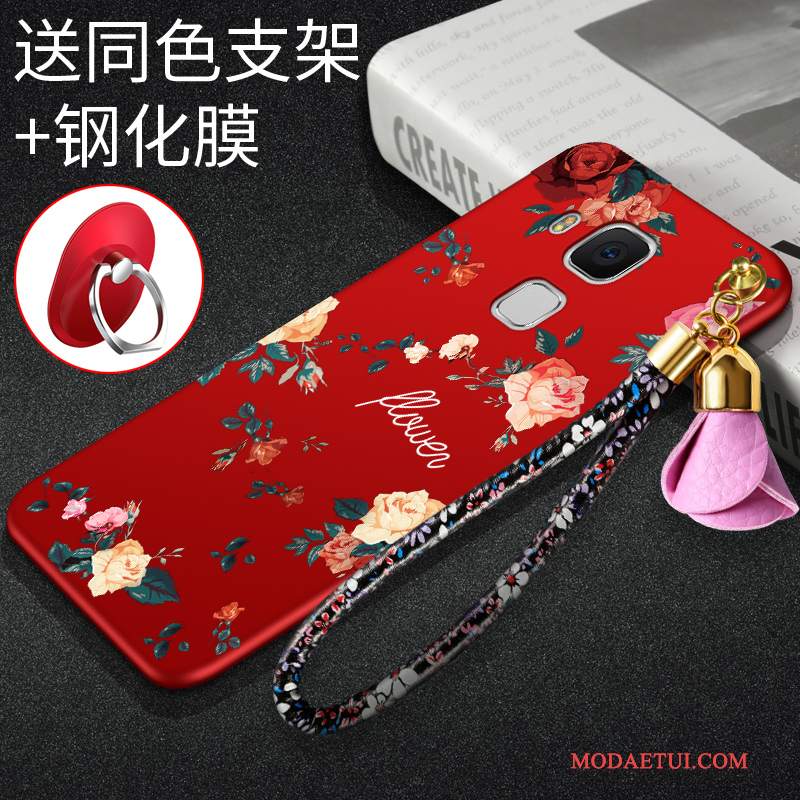 Futerał Huawei G9 Plus Miękki Na Telefon Czerwony, Etui Huawei G9 Plus Silikonowe Anti-fall