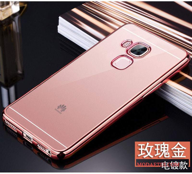 Futerał Huawei G9 Plus Silikonowe Przezroczysty Anti-fall, Etui Huawei G9 Plus Miękki Na Telefon Różowe