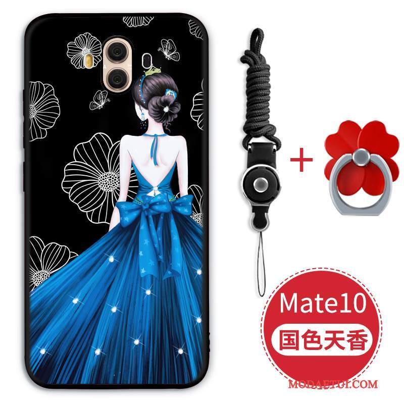 Futerał Huawei Mate 10 Miękki Czerwony Tendencja, Etui Huawei Mate 10 Relief Na Telefon Nowy