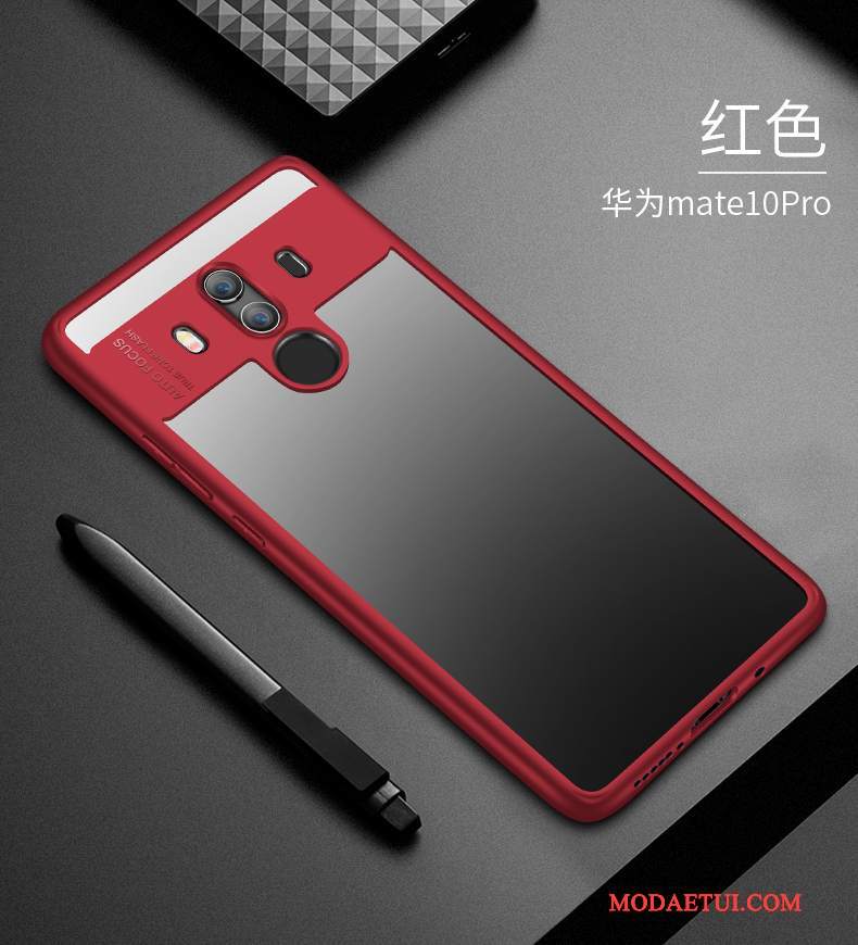 Futerał Huawei Mate 10 Pro Silikonowe Na Telefon Anti-fall, Etui Huawei Mate 10 Pro Czerwony Nowy