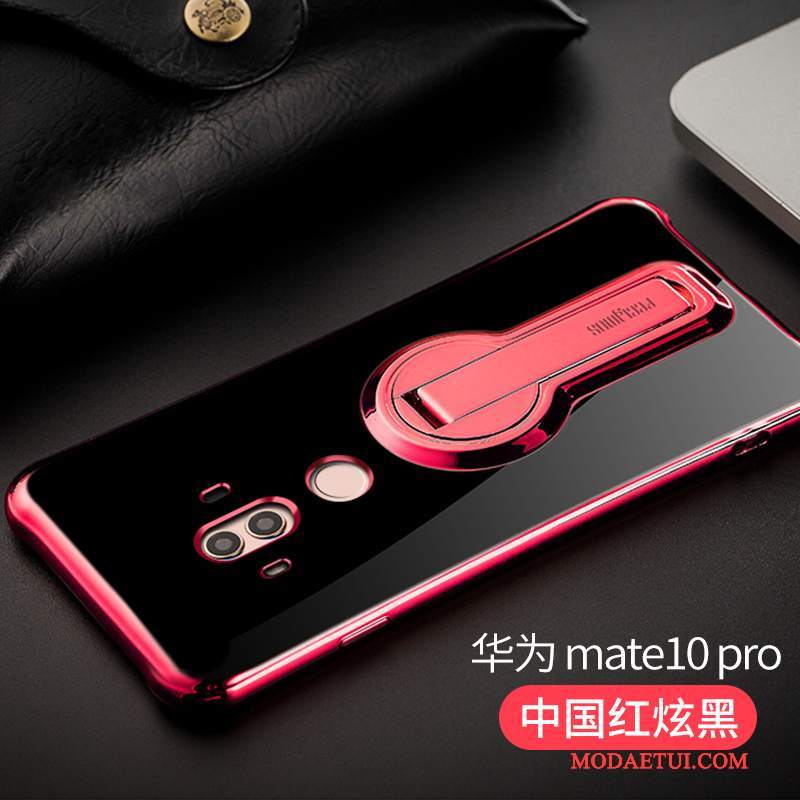 Futerał Huawei Mate 10 Pro Silikonowe Tendencja Różowe, Etui Huawei Mate 10 Pro Wspornik Anti-fallna Telefon