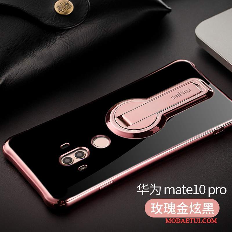 Futerał Huawei Mate 10 Pro Silikonowe Tendencja Różowe, Etui Huawei Mate 10 Pro Wspornik Anti-fallna Telefon