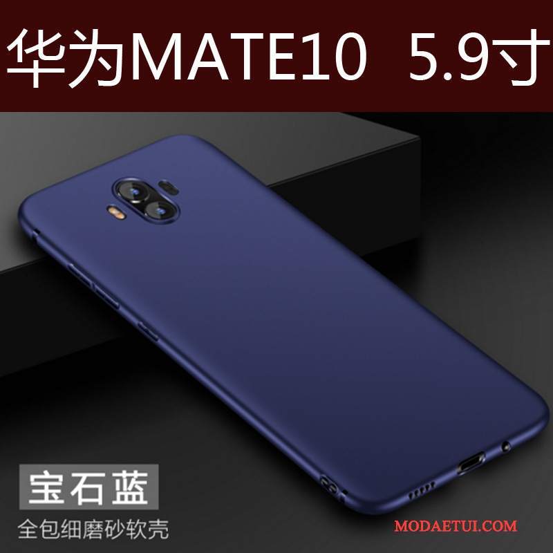Futerał Huawei Mate 10 Silikonowe Na Telefon Cienka, Etui Huawei Mate 10 Miękki Czarny