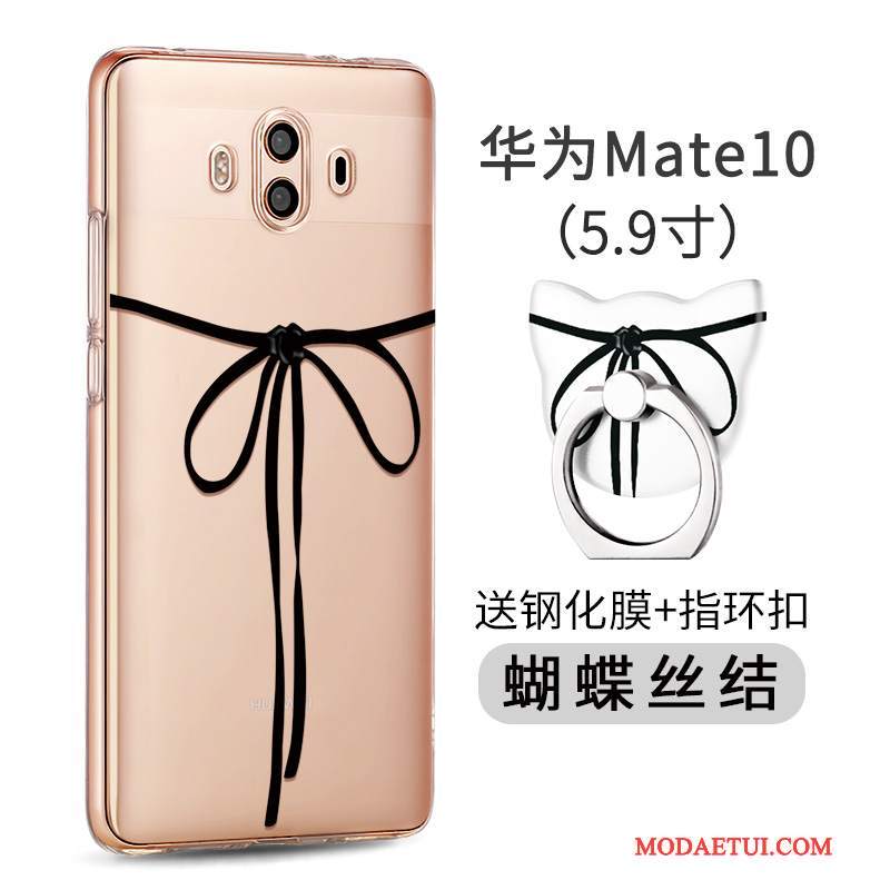 Futerał Huawei Mate 10 Torby Anti-fall Osobowość, Etui Huawei Mate 10 Silikonowe Na Telefon Różowe