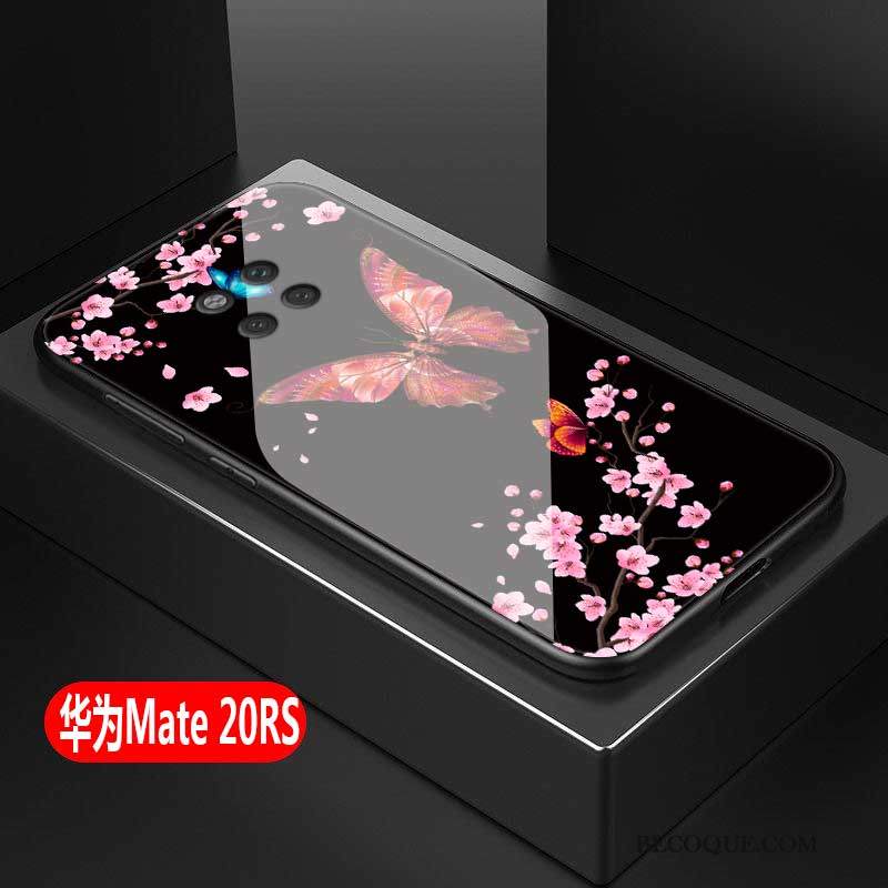 Futerał Huawei Mate 20 Rs Ochraniacz Różowe Tendencja, Etui Huawei Mate 20 Rs Torby Szkło Osobowość