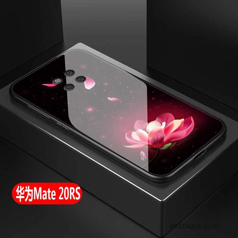 Futerał Huawei Mate 20 Rs Ochraniacz Różowe Tendencja, Etui Huawei Mate 20 Rs Torby Szkło Osobowość