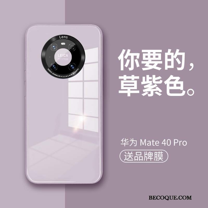 Futerał Huawei Mate 40 Pro Kreatywne Cienkie Osobowość, Etui Huawei Mate 40 Pro Ochraniacz Szkło Anti-fall