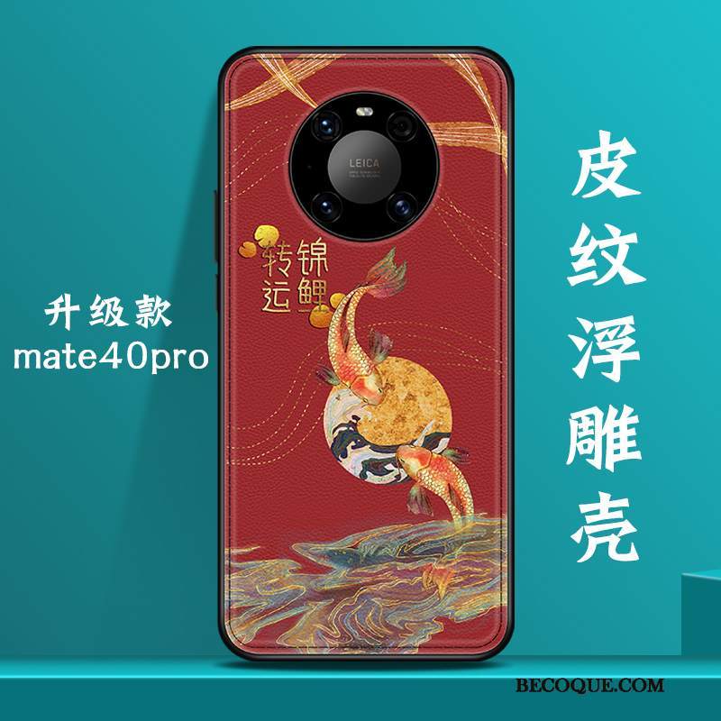 Futerał Huawei Mate 40 Pro Torby Chiński Styl Tendencja, Etui Huawei Mate 40 Pro Kreatywne Nowyna Telefon