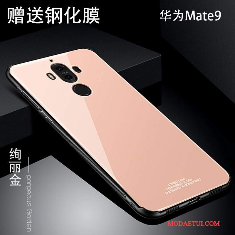 Futerał Huawei Mate 9 Kreatywne Tendencja Osobowość, Etui Huawei Mate 9 Metal Czerwony Anti-fall