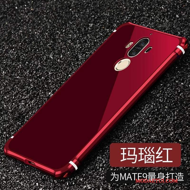 Futerał Huawei Mate 9 Metal Czarnyna Telefon, Etui Huawei Mate 9 Ochraniacz
