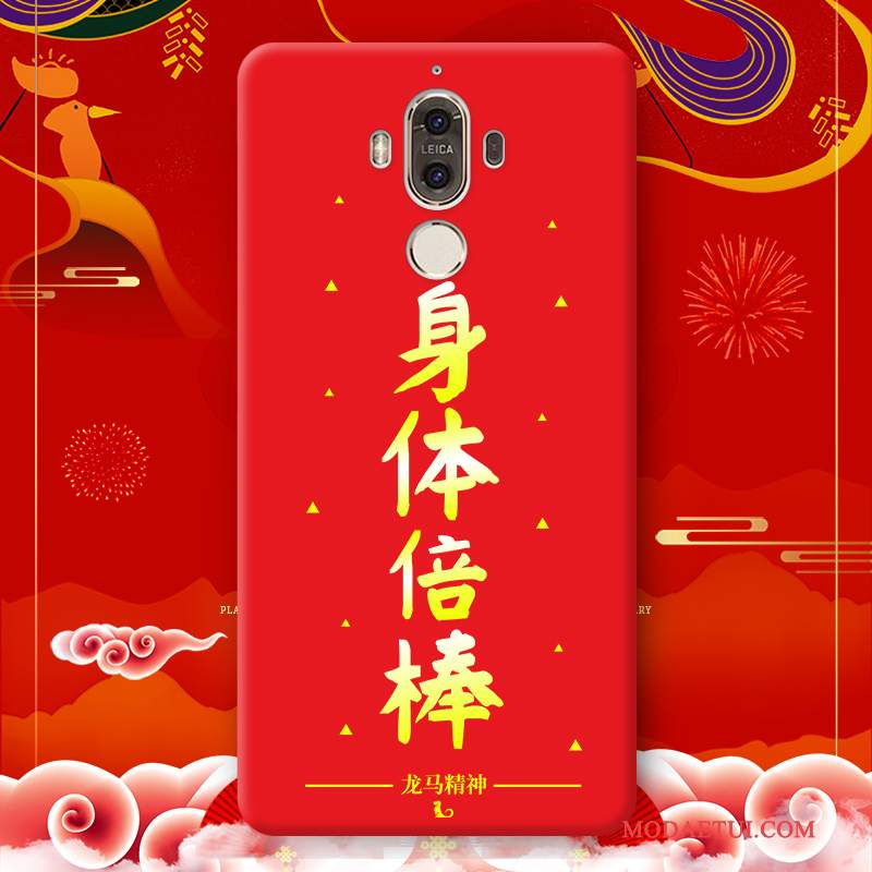 Futerał Huawei Mate 9 Pro Kreatywne Nowy Czerwony, Etui Huawei Mate 9 Pro Silikonowe Na Telefon Anti-fall
