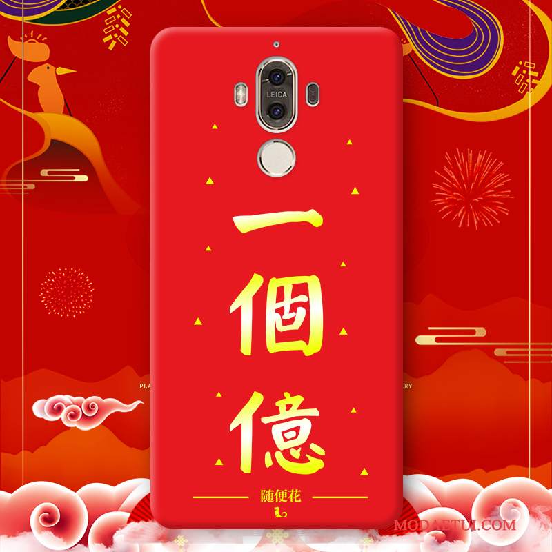Futerał Huawei Mate 9 Pro Kreatywne Nowy Czerwony, Etui Huawei Mate 9 Pro Silikonowe Na Telefon Anti-fall