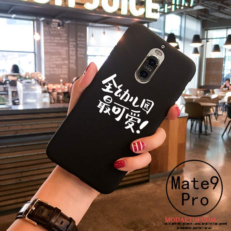 Futerał Huawei Mate 9 Pro Miękki Na Telefon Tendencja, Etui Huawei Mate 9 Pro Ochraniacz Czarny Biały