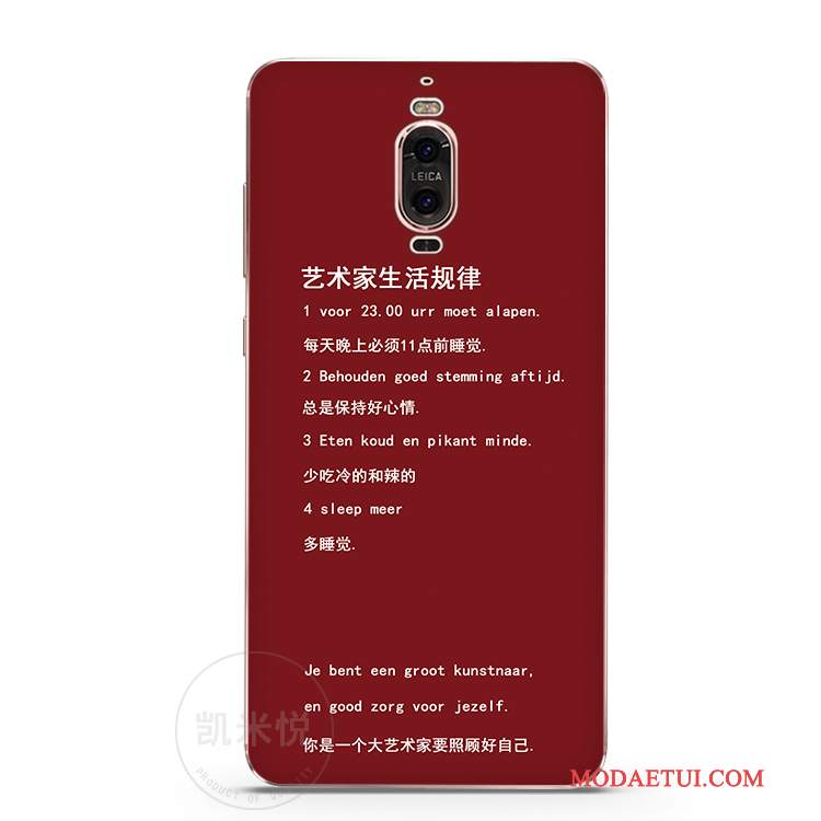 Futerał Huawei Mate 9 Pro Silikonowe Sztukana Telefon, Etui Huawei Mate 9 Pro Miękki Czarny Osobowość