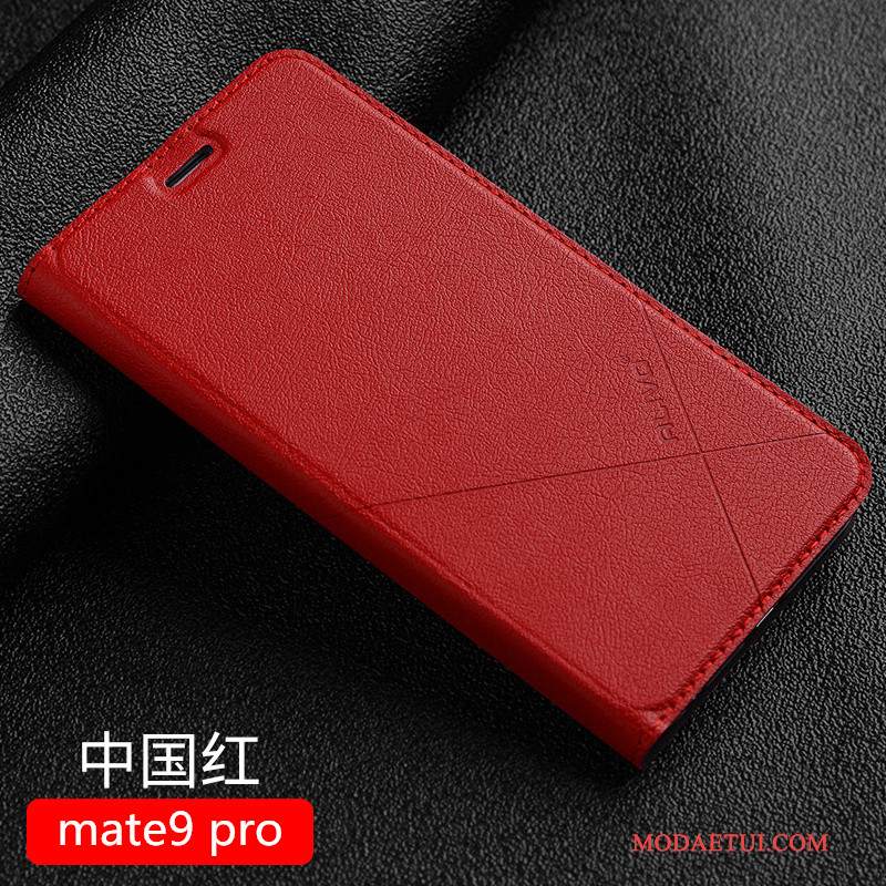 Futerał Huawei Mate 9 Pro Skóra Anti-fallna Telefon, Etui Huawei Mate 9 Pro Ochraniacz Czarny