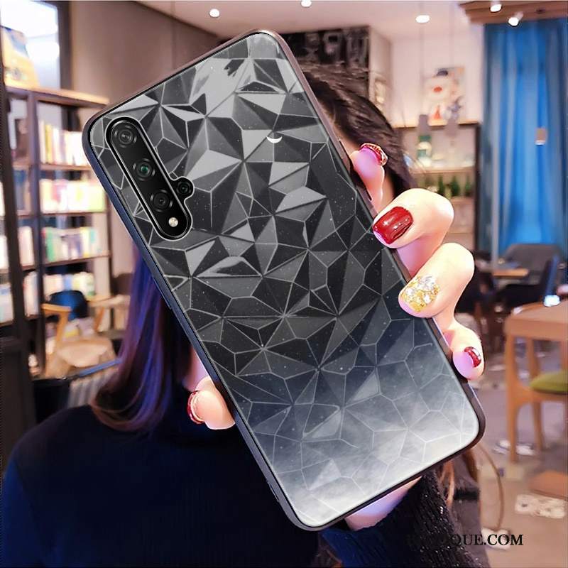 Futerał Huawei Nova 5t Kształt Diamentu Czarny, Etui Huawei Nova 5t Na Telefon Modna Marka