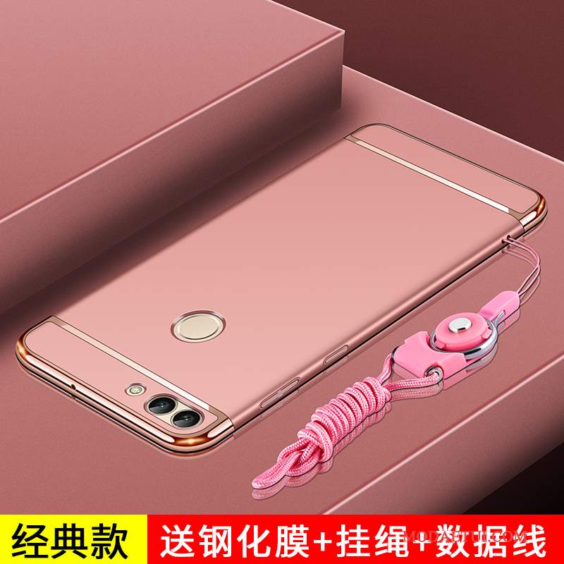 Futerał Huawei P Smart Kreatywne Magnetyzm Anti-fall, Etui Huawei P Smart Różowena Telefon