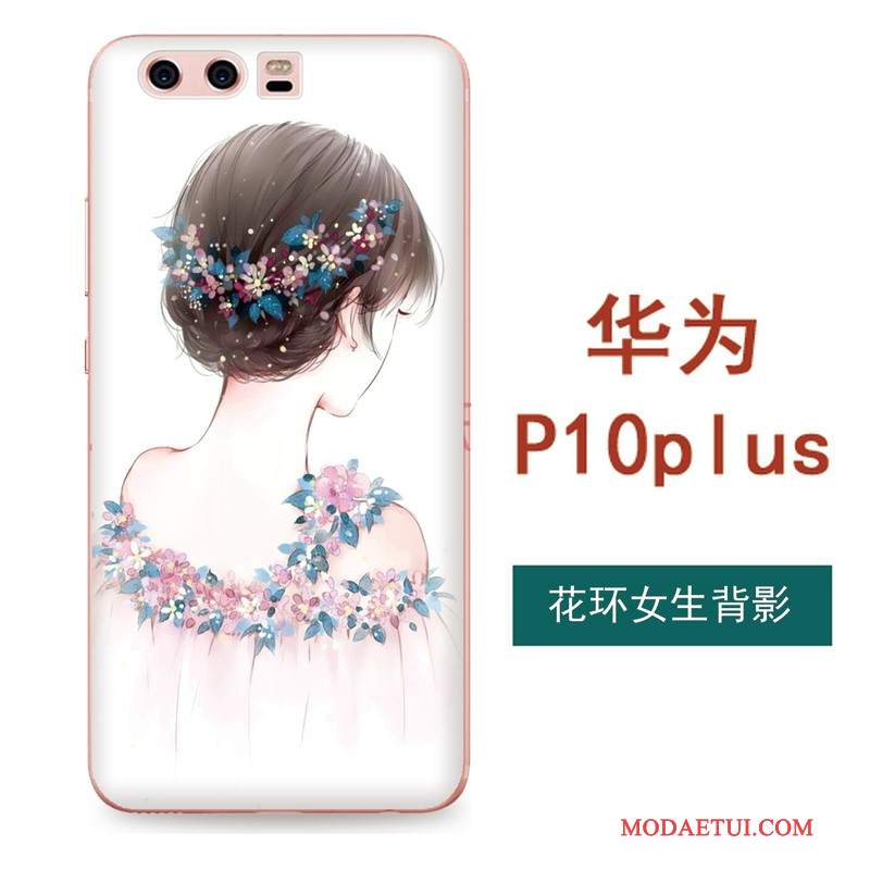 Futerał Huawei P10 Plus Kreatywne Na Telefon Chiński Styl, Etui Huawei P10 Plus Relief Czarny Sztuka