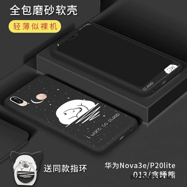 Futerał Huawei P20 Lite Silikonowe Na Telefon Filmy, Etui Huawei P20 Lite Ochraniacz Żółty Szkło Hartowane
