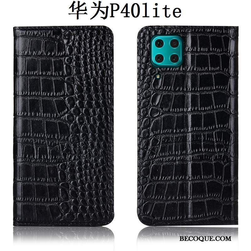 Futerał Huawei P40 Lite Skóra Krokodylna Telefon, Etui Huawei P40 Lite Pokrowce
