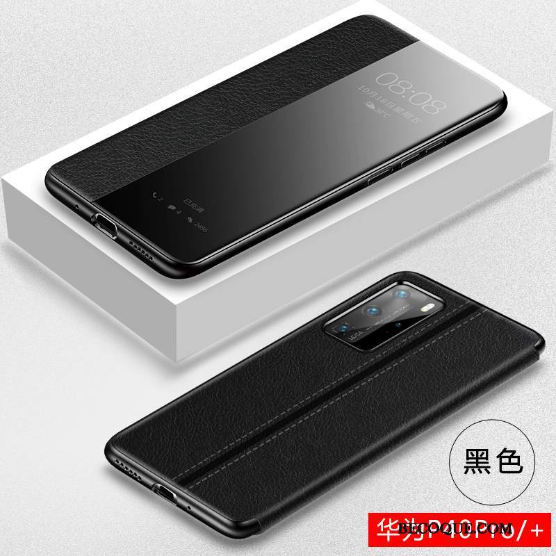 Futerał Huawei P40 Pro Skóra Anti-fallna Telefon, Etui Huawei P40 Pro Silikonowe Tendencja Magnetyzm
