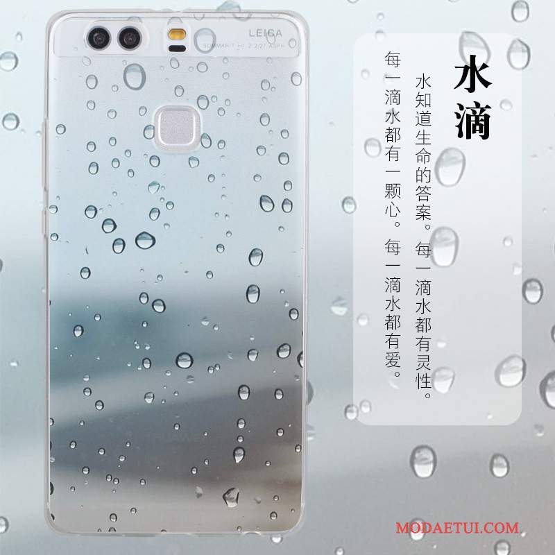 Futerał Huawei P9 Plus Silikonowe Na Telefon Niebieski, Etui Huawei P9 Plus Miękki
