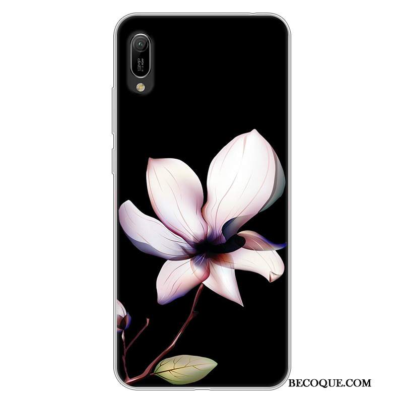 Futerał Huawei Y6 2019 Ochraniacz Białyna Telefon, Etui Huawei Y6 2019 Silikonowe Różowe Anti-fall