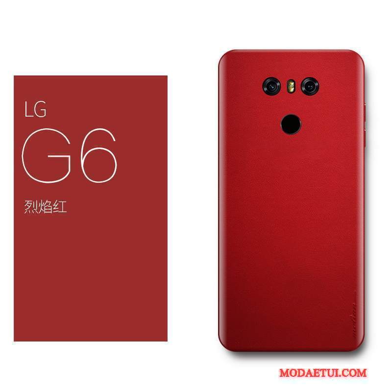 Futerał Lg G6 Torby Na Telefon Czerwony, Etui Lg G6 Kreatywne Cienkie