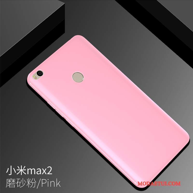 Futerał Mi Max 2 Silikonowe Wzór Filmy, Etui Mi Max 2 Nubuku Różowe