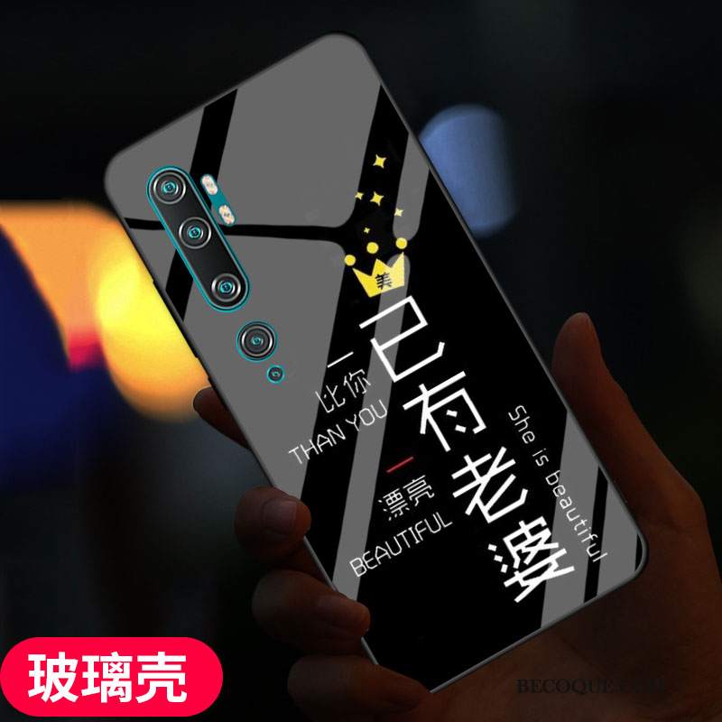 Futerał Mi Note 10 Kreatywne Dostosowane Anti-fall, Etui Mi Note 10 Miękki Czerwony Nettona Telefon