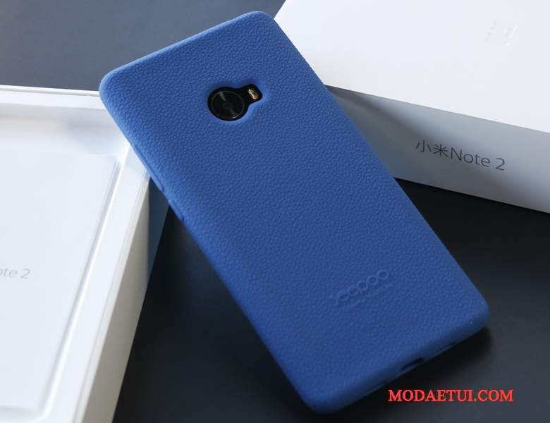 Futerał Mi Note 2 Silikonowe Anti-fall Mały, Etui Mi Note 2 Ochraniacz Na Telefon Niebieski