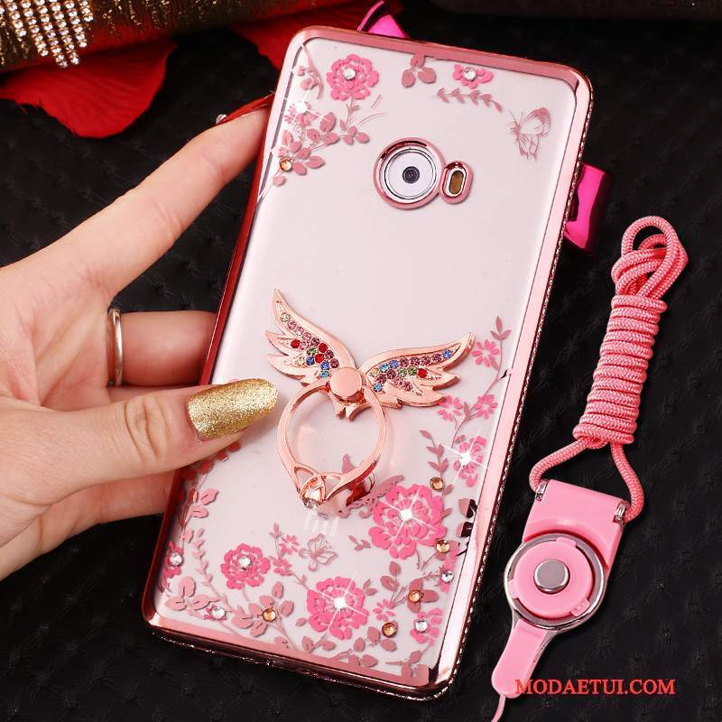 Futerał Mi Note 2 Torby Różowe Złoto Ring, Etui Mi Note 2 Silikonowe Małyna Telefon