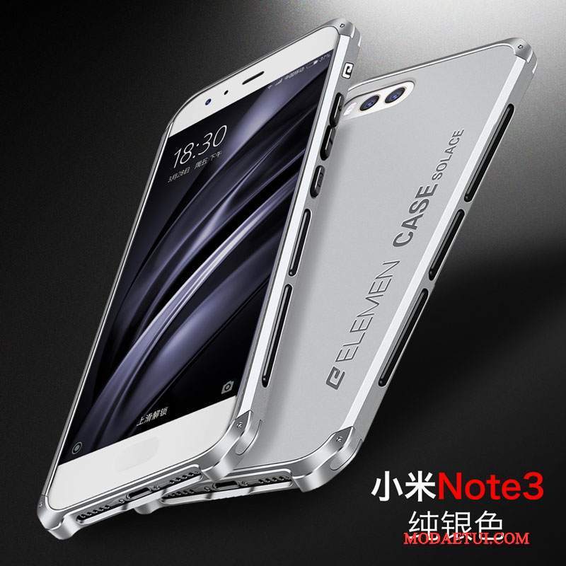 Futerał Mi Note 3 Silikonowe Trudno Nubuku, Etui Mi Note 3 Metal Tendencja Anti-fall