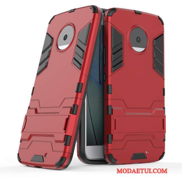 Futerał Moto X4 Torby Pancerzna Telefon, Etui Moto X4 Ochraniacz Czerwony Anti-fall