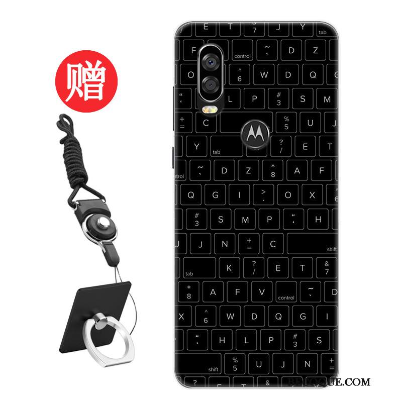 Futerał Motorola One Vision Ochraniacz Wzór Dostosowane, Etui Motorola One Vision Tendencja Czarny