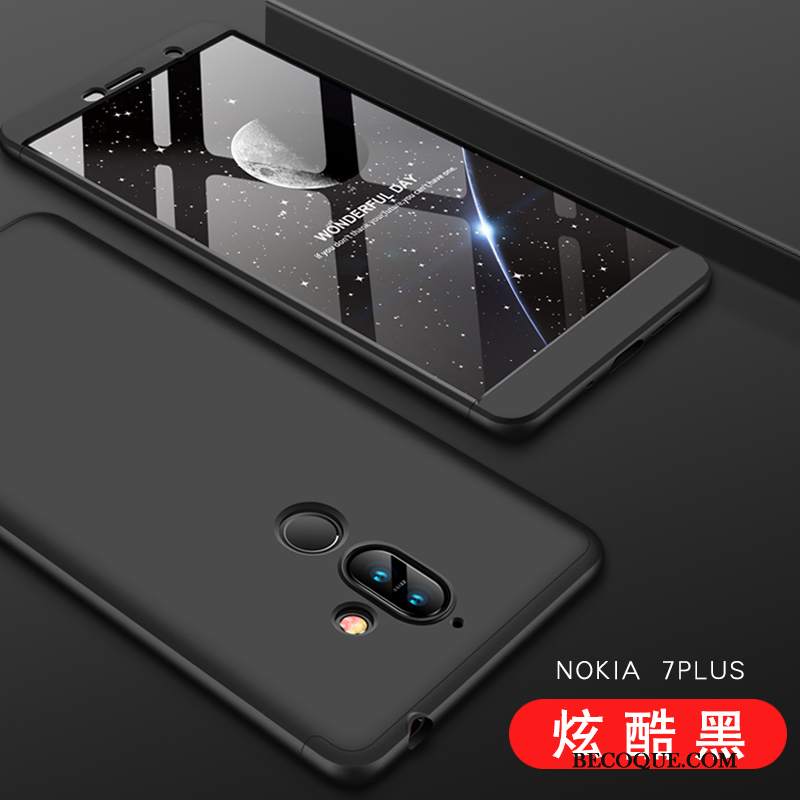 Futerał Nokia 7 Plus Ochraniacz Trudno Osobowość, Etui Nokia 7 Plus Miękki Na Telefon Nubuku