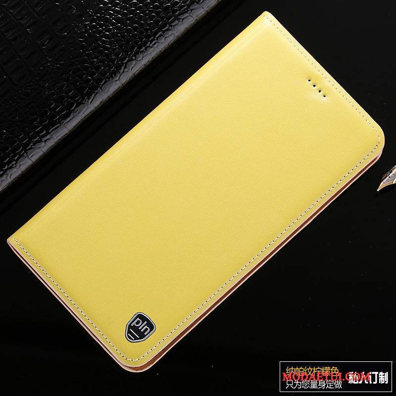 Futerał Redmi Note 4x Skóra Na Telefon Czerwony, Etui Redmi Note 4x Ochraniacz Żółty