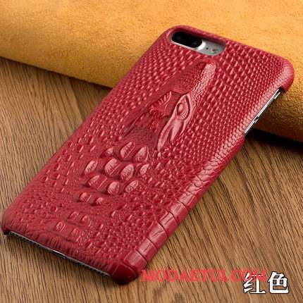 Futerał Redmi Note 5 Pro Skóra Czerwony Biznes, Etui Redmi Note 5 Pro Luksusowy Smok Mały
