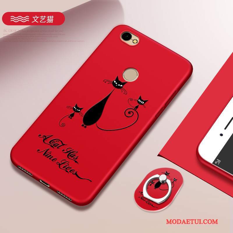 Futerał Redmi Note 5a Miękki Wysoki Czerwony, Etui Redmi Note 5a Torby Anti-fallna Telefon