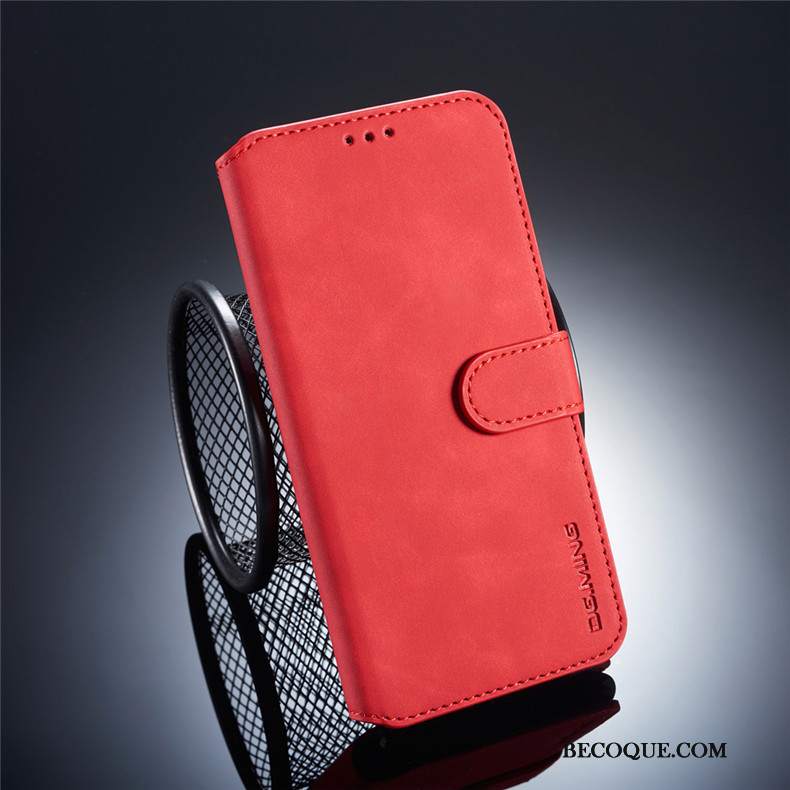 Futerał Redmi Note 6 Pro Skóra Anti-fallna Telefon, Etui Redmi Note 6 Pro Pokrowce Czerwony Nowy