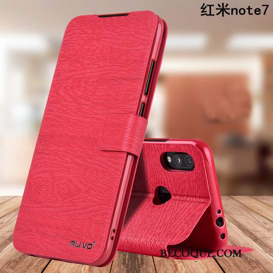 Futerał Redmi Note 7 Torby Małyna Telefon, Etui Redmi Note 7 Pokrowce Czerwony Biznes