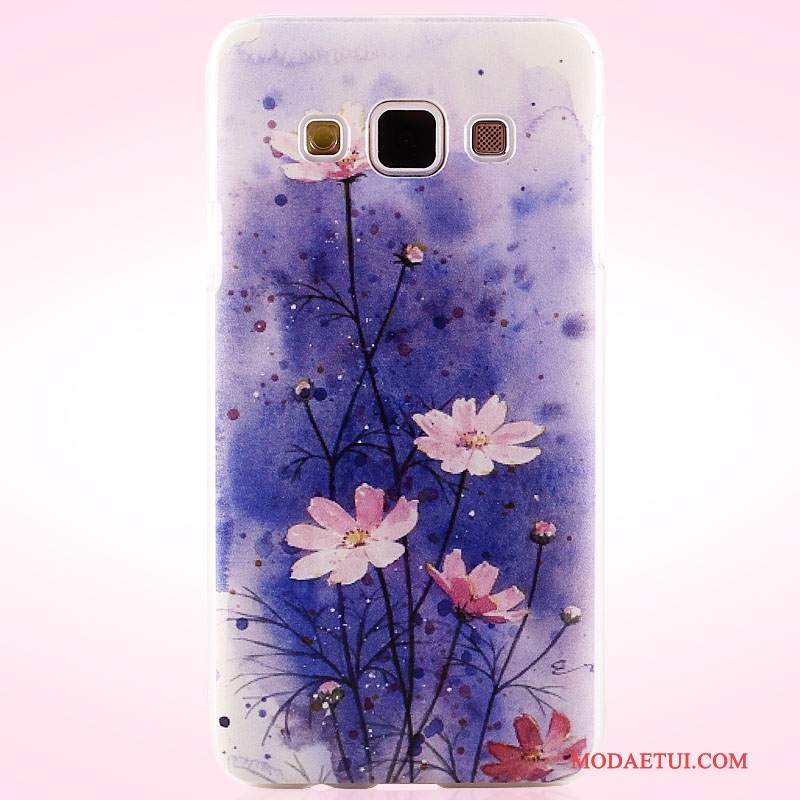 Futerał Samsung Galaxy A3 2015 Kolor Na Telefon Nubuku, Etui Samsung Galaxy A3 2015 Ochraniacz Trudno Różowe