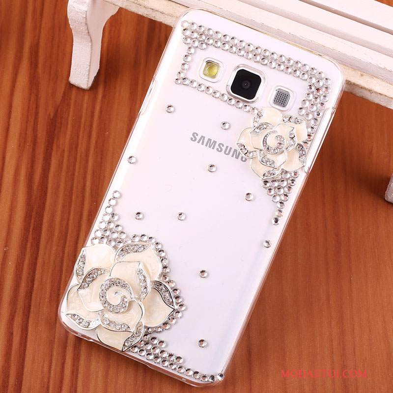 Futerał Samsung Galaxy A3 2015 Rhinestone Złotona Telefon, Etui Samsung Galaxy A3 2015 Ochraniacz Trudno Anti-fall