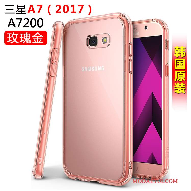 Futerał Samsung Galaxy A3 2017 Silikonowe Biały Anti-fall, Etui Samsung Galaxy A3 2017 Ochraniacz Na Telefon